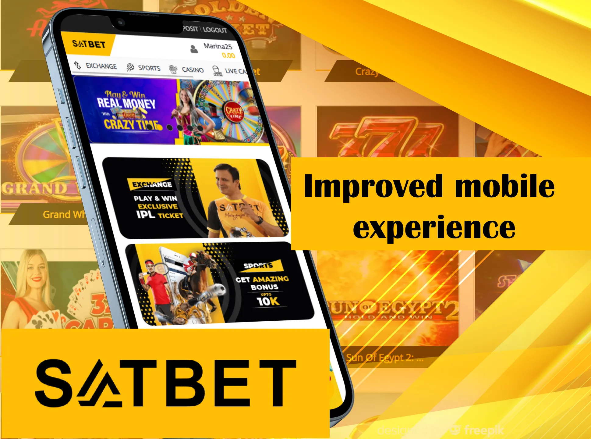 Learn more about Satbet app features.