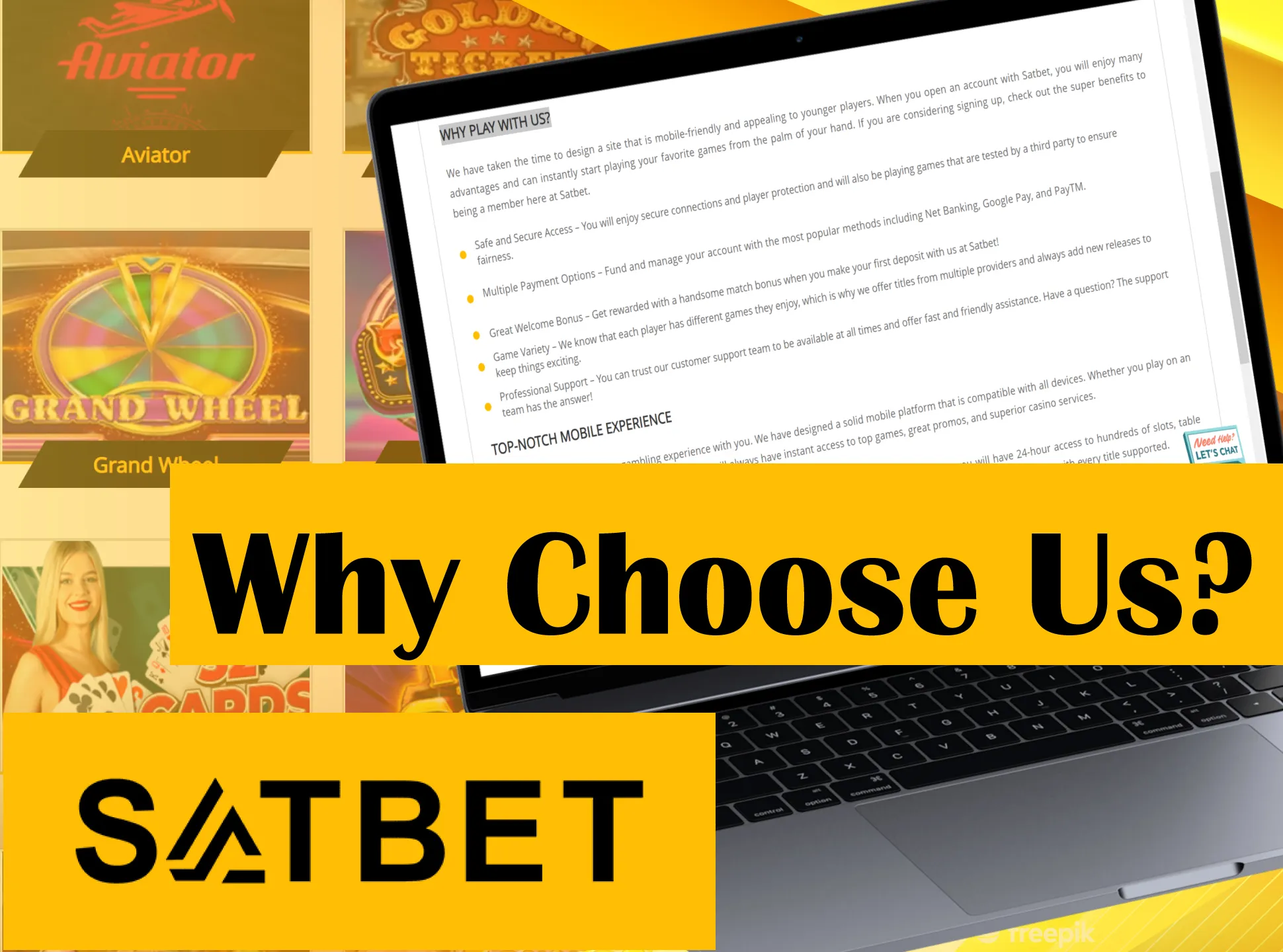 Satbet betting company is a great place to bet at.