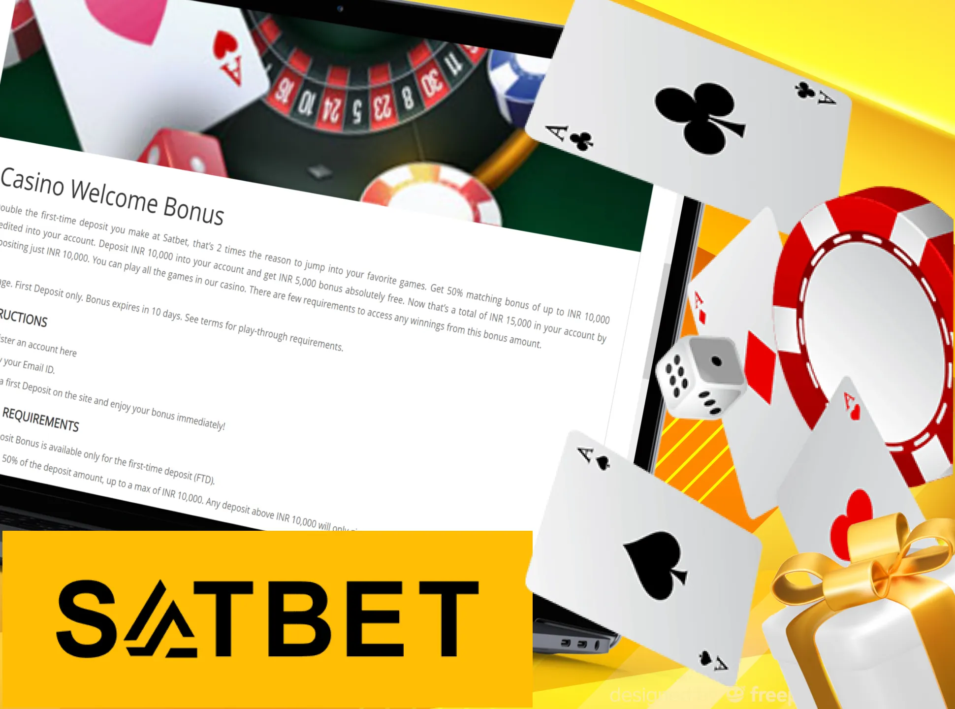Play Satbet casino games and get your bonus.