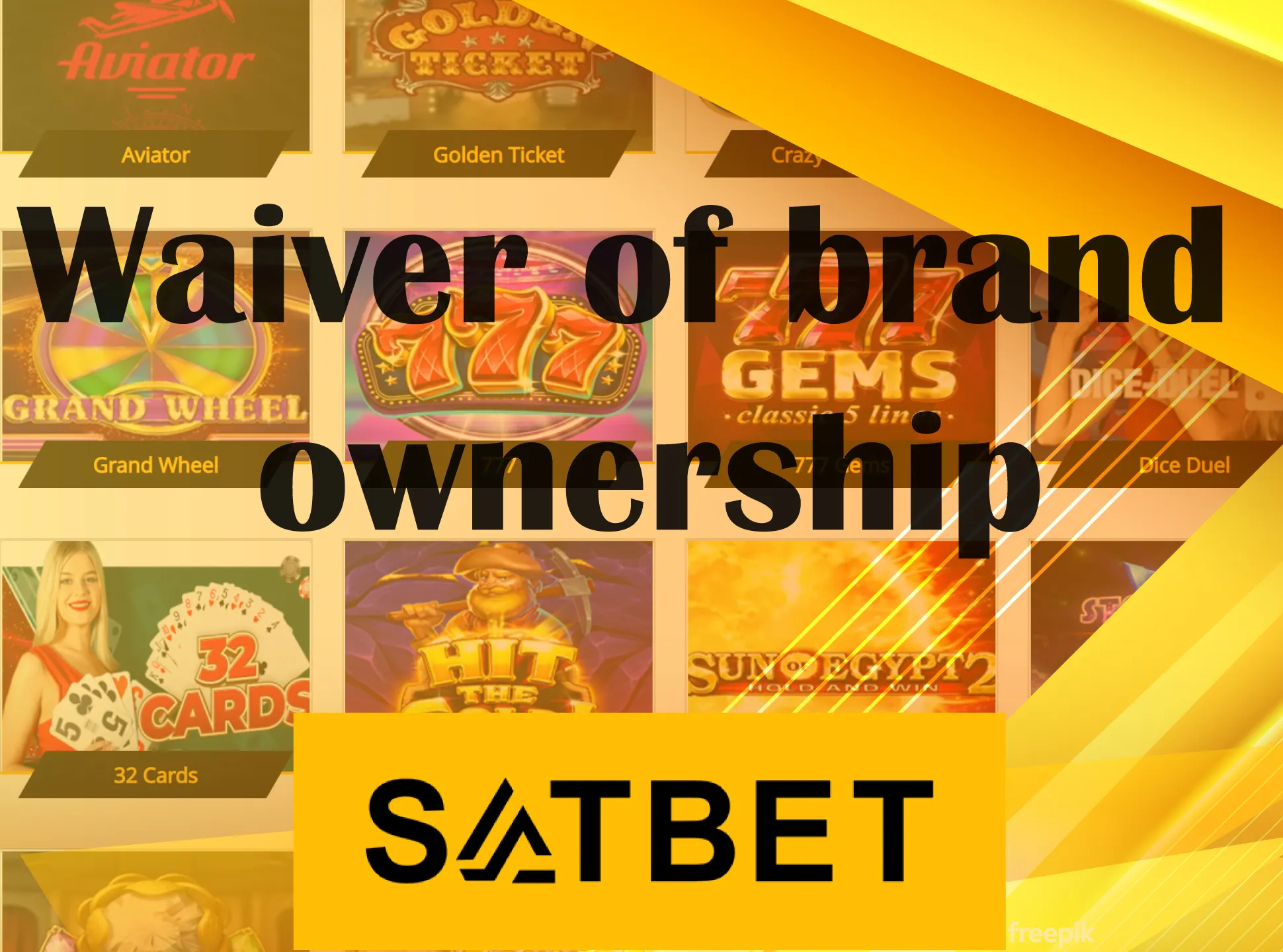 Satbet has all of their brand ownerships.