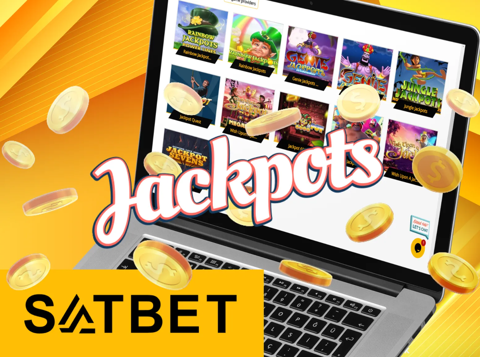 Win jackpot by playing Satbet jackpot games.