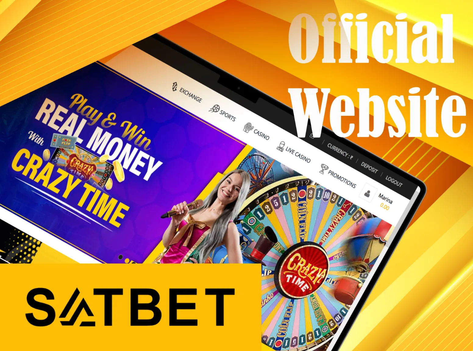 Visit Satbet official website from any device.