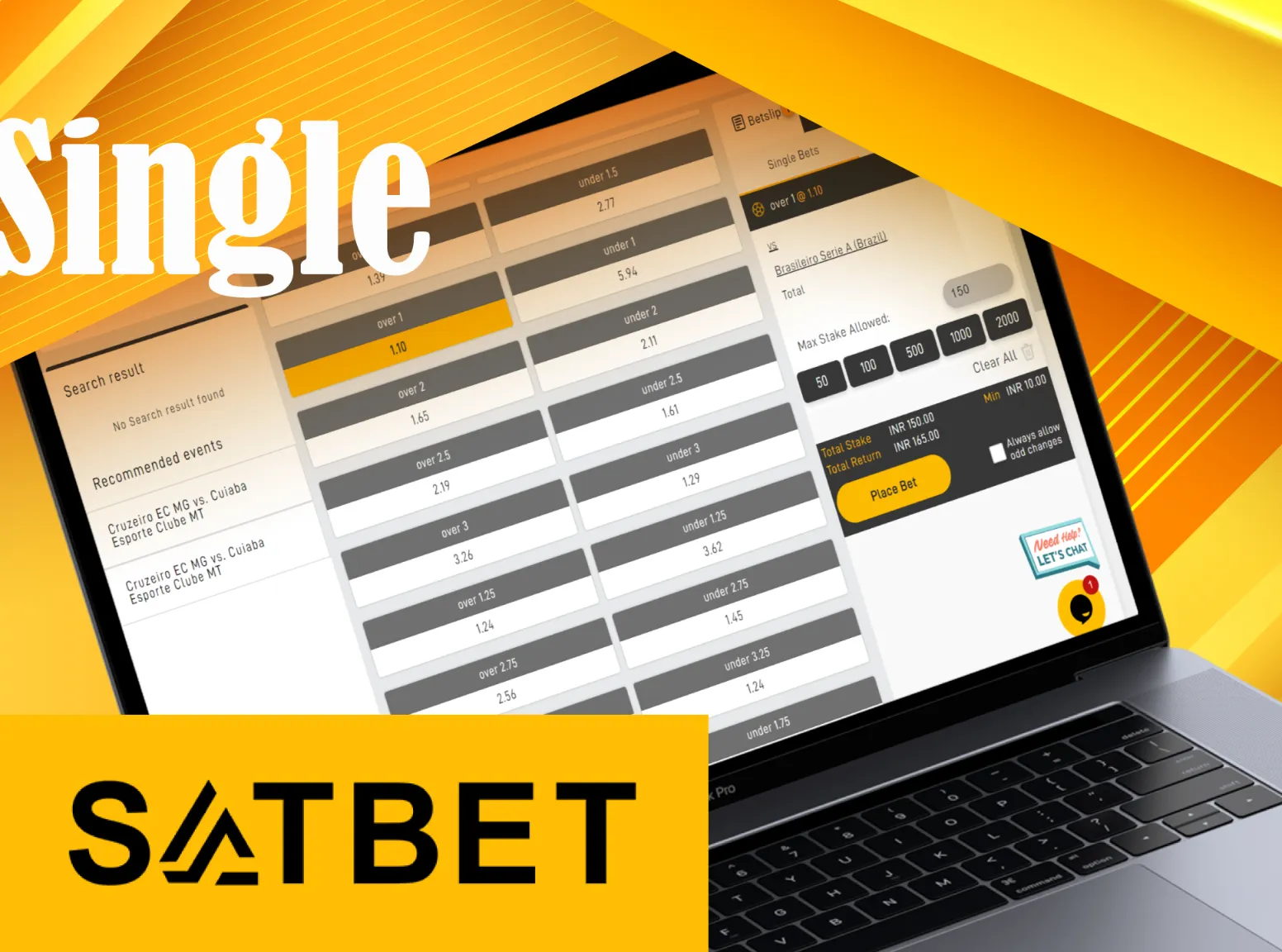 Make single Satbet bet and wait for result.
