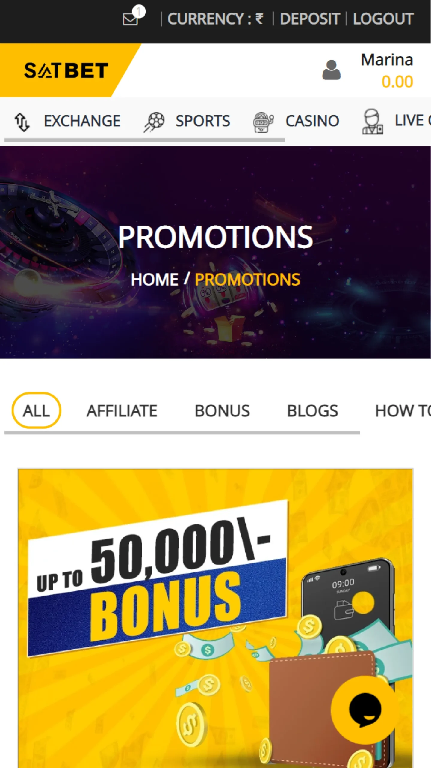 Visit promotions page.