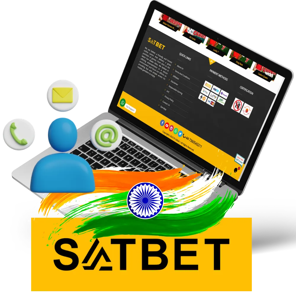 Satbet support can help you solve problem.