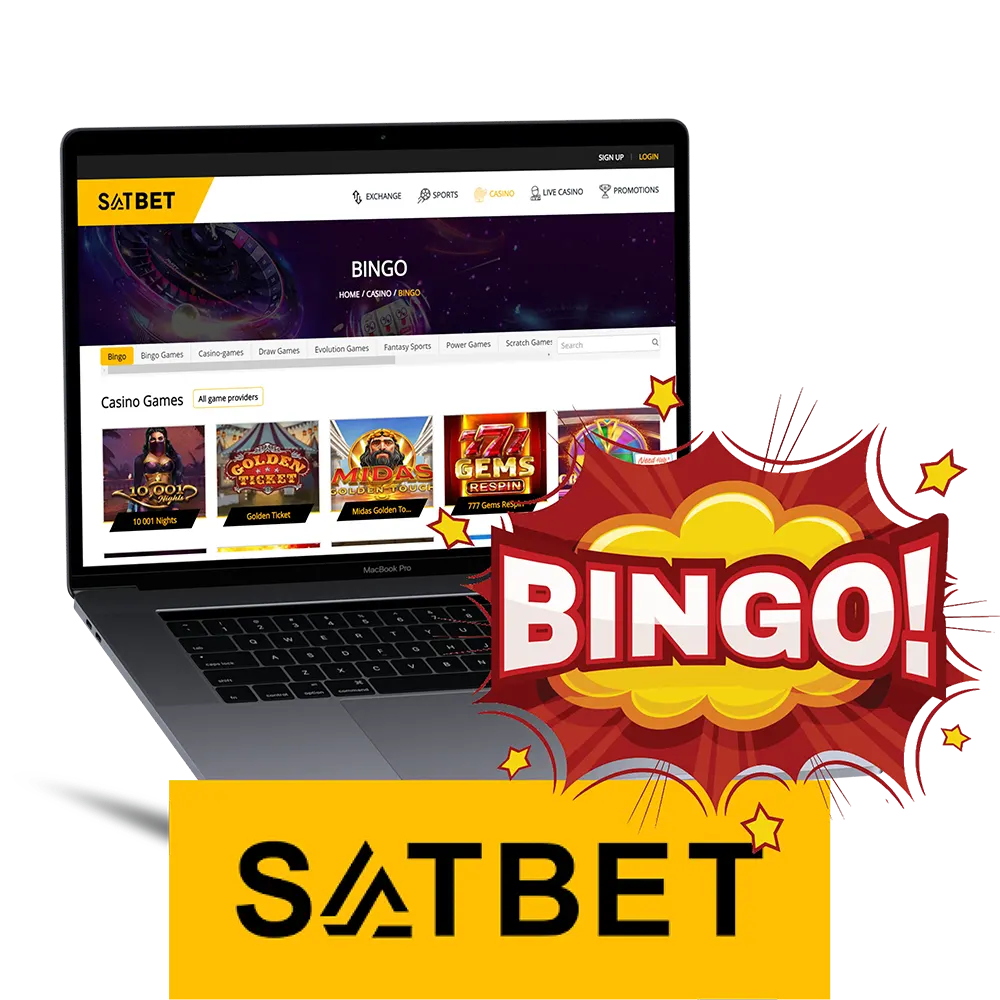 Win a lot of money by playing Bingo games in the Satbet casino.
