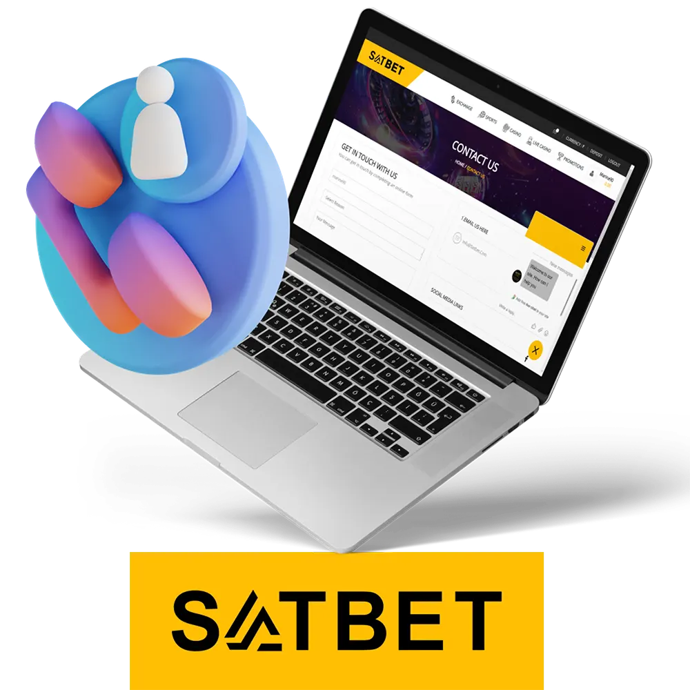 Contact Satbet support if you struggle with something.