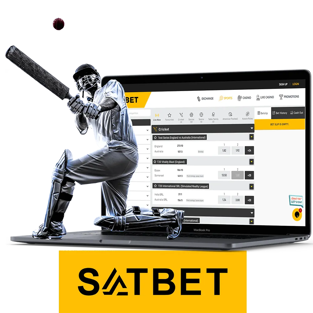 Bet on matches of the biggest cricket tournaments in India at the Satbet.
