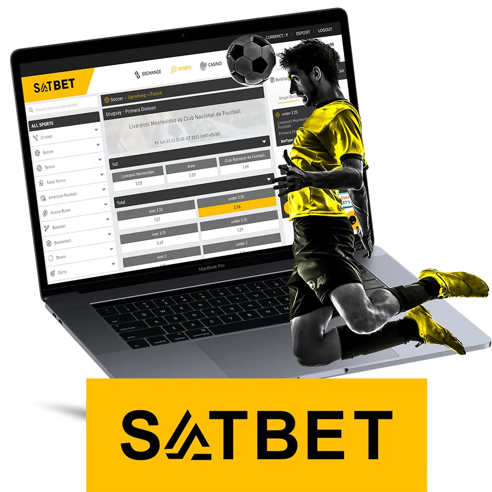You can bet on football matches at the Satbet.