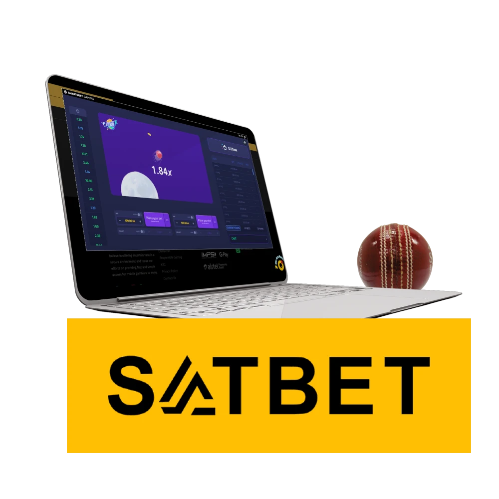 For games on Satbet, choose Cricket X.