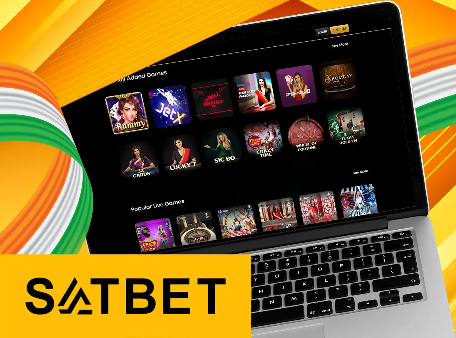 Satbet is authorized in India and operates under a license.