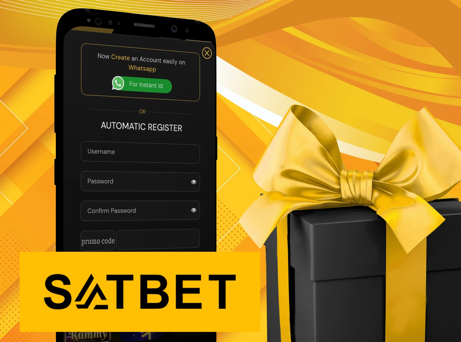 We will tell you how to get a promotional code through the Satbet application.